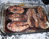 Salmão ao Vinho Tinto