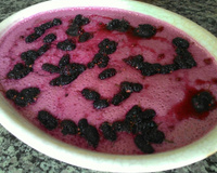 Mousse de amora