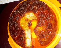 Pudim de pão rústico