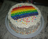 Bolo arco-Iris