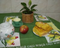 Pão de abóbora Cabotiã (abóbora  japonesa)