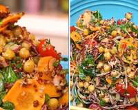 Essa vai ser a minha salada da semana: nutritiva, tropical e muito colorida