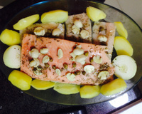 Salmão delicioso do Rodrigo