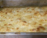 Cação ao molho branco