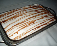 Pavê de chocolate com ameixas