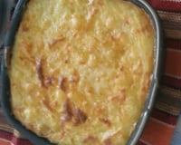 Escondidinho de carne seca com mandioca