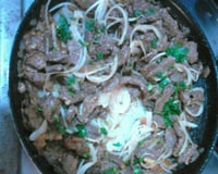 Picadinho de bife de alcatra ou contra filé