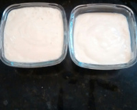 Creme de leite caseiro sem gordura