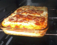 Bolo de batata com carne e queijo