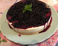 Cheesecake de mirtilos