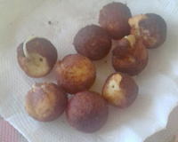 Almôndegas de frango recheadas com queijo