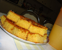 Bolo de fubá cozido