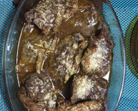 Contra filé ao suco de laranja