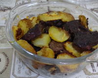Carne assada com batatas