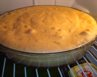 Pudim de creme e suspiro