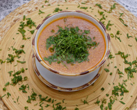 Canjiquinha cremosa com linguiça