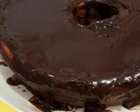 Cobertura de chocolate com creme de leite