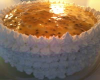 Bolo mousse de maracujá