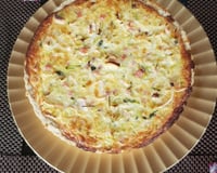 Quiche de alho poró