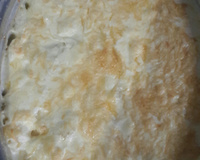 Batata suzy com creme de queijo