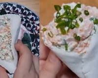 Será que os japoneses aprovam? Temaki na tapioca é a receita viral que está dando o que falar nas redes sociais