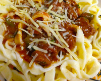 Massa caseira de macarrão