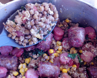 Toucinho com andu da cate