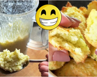 Essa receita é pra fazer com o arroz branco que sobrou na geladeira: SEM FARINHA e na airfryer, esse bolinho crocante por fora é muito simples