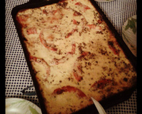 Sanduíche de forno delicioso