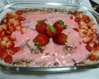 Delicia gelada de morango