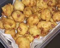 Bolinho de chuva salgado diferente