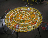 Peixe assado à moda floridense