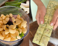 É por isso que minha comida fica pronta tão rápido, eu faço estoque desse temperinho mágico no congelador