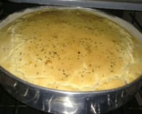Torta de presunto e mussarela