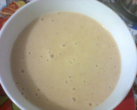 Creme de inhame, cenoura e batata