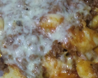 Nhoque de batata doce ao molho sugo