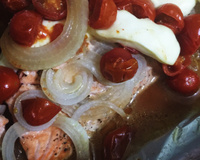 Salmão de forno da Ju Garcia