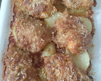 Filé de frango com creme de cebola