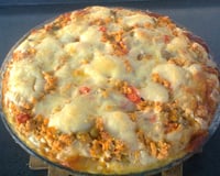 Torta de frango com queijo