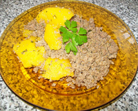 Carne moída com abóbora