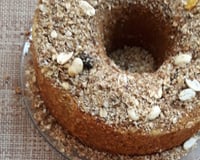 Bolo de fubá com aveia integral