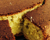 Bolo de maçã com canela