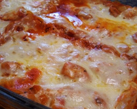 Lasanha de proteína de soja (maravilhosa)