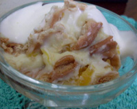 Pavê de pessêgo da Edi