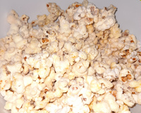 Pipoca doce de leite em pó