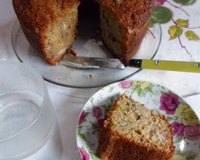 Bolo fácil de banana com farinha de rosca