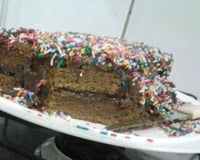 Bolo de chocolate de liquidificador