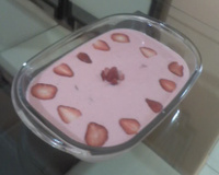Mousse de morango
