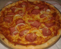 Massa de pizza italiana deliciosa