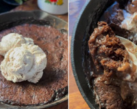 Nem brownie, nem petit gateau: esse bolo mágico é perfeito para servir com sorvete e é muito fácil e rápido de fazer